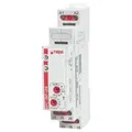 RELPOL RPC-2BP-UNI - Single Zeitrelais 8A, 2Wechsler 12V bis 240V AC/DC für Verteilerkasten 8 Zeitbereiche
