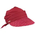 Seeberger Ansali Strohvisor Cap by (One Size - rot)