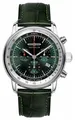 Zeppelin Lz 14 Marine Quarz Chronograph (42Mm) Dunkelgrünes Zifferblatt /
