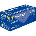 10 x Varta 377 SR626SW Uhren Batterie Knopfzelle SR66 SR626 AG4 1,55V Silberoxid