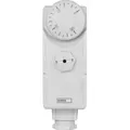 EMOS Thermostat mit Tauchhülse, mechanisch, für Heizung und Kühlung, Temperatur-Regelung 0-90°C, 230V, 16A/4A, P5685 - Weiß