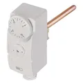 EMOS - mechanischer Thermostat mit Tauchhülse - manuell, kabelgebunden - Heiz- und Kühlsysteme - Temperaturregelung 0-90 °C - invasive Messung - 230 V, 16 A/4 A - weiß
