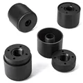 SOTECH 4er Set Möbelfüße Schrankfüße Hotel rund Höhe verstellbar von 44-54 mm