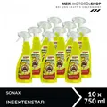 Sonax InsektenStar Insektenentferner Auto Reiniger Autopflege 10x750 ML