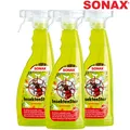 3x SONAX Insektenstar Auto Insektenentferner Vorreiniger Autopflege 750 ml