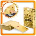 Spielkarten Pokerkarten Set Casino Gold Luxus Plastik PVC Kunststoff Wasserdicht