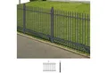 Alberts Metallzaun Anbauset Chaussee, Höhe: 100 und 120 cm, Breite: 200 cm, zum Einbetonieren