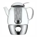 WMF Tee-Set SmarTea 3-teilig Teekanne, Teesieb und Stövchen