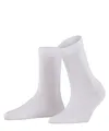 FALKE Damen Socken Cotton Touch W So Baumwolle einfarbig 1 Paar, Weiß White 2000, 35-38