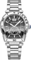 Aigner Trapani AGW.262002 A26202 99-0007 schwarz silber Edelstahl Herren Uhr NEU