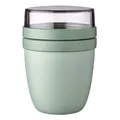 Mepal Lunchpot mini Ellipse Nordic sage - Praktischer Müslibecher, Joghurtbecher