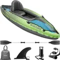 tectake Einerkajak, Grün, Kunststoff, 83x0.47x280 cm, Freizeit, Pools und Wasserspaß, Stand Up Paddle