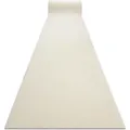 Rugsx - Läufer Karmel Glatt, Einfarbig Weiß 100 Cm White 100x440 Cm