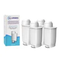 AllSpares Wasserfilter (x4) geeignet für Philips / Saeco Kaffeemaschinen Ersatzf