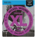 Saiten E-Gitarre D'Addario EXL120-7 Nickel Wound .009-054 Gitarrensaiten E- Gita