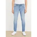 Jack & Jones Slim-fit-Jeans JJIGLENN mit Used-Look und Stretchkomfort Abriebeffekte, modisch, slim fit, Baumwollmischung blau 34