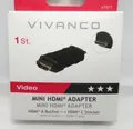 Vivanco Mini HDMI Adapter HDMI A Stecker   HDMI C Stecker Kamera Foto 470772