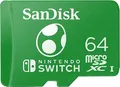 SanDisk microSDXC UHS-I Speicherkarte für Nintendo Switch Yoshi Edition 64 GB, Farbe:Grün