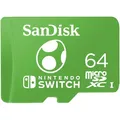 SanDisk 64 GB microSDXC Speicherkarte für Nintendo Switch grün