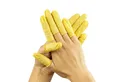 EUROPAPA Finger- und Zehenschutz Fingerlinge Latex (100-tlg., Fingerschutz für Kosmetik, Reinigung), Antistatisch Allgemeine Fingerlinge aus Gummi