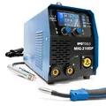 IPOTOOLS 210DP 6in1 MIG MAG Schweißgerät Fülldraht Schutzgas Vollsynergisch MMA