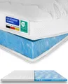 AM Qualitätsmatratzen | Premium Gelschaum-Topper | 200x210 cm | 6 cm Höhe | Matratzentopper | 200/210 | Gel Topper
