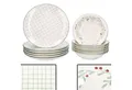 MamboCat Tafelservice 12tlg Tafelservice Holly 6 Pers. Essteller Suppenteller Mistelzweig, Steingut, Weihnachtsgeschirr, Weihnachten, Weihnachtsset, Geschirr
