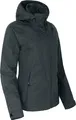 Bergson Regenjacke ROCKRIDER Damen Regenjacke, Netzfutter, 12000 mm Wassersäule, Normalgrößen, dun, dunkel grau