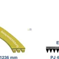 Keilrippenriemen Whirlpool 481235818206 1236PJ4E ELASTISCH für Waschmaschine