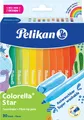 Pelikan 822336 - 30 Farben - Gemischte Farben - Rundspitze - 0,6 mm - Gemischte Farben - Tinte auf Wasserbasis (822336)