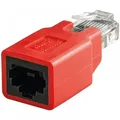 CAT 5 / 6 RJ45 Crossover Adapter Stecker - Buchse Netzwerk LAN