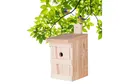 BigDean Nistkasten Vogelhaus für Meisen & Kleinvögel Massivholz 27x17x17cm Brutkasten, Kleinvogel Massivhaus aus Holz. Brutkasten, Nistkasten
