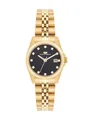 Rhodenwald & Söhne Damen Uhr analog Quarzwerk mit Edelstahl Armband gelbgold 10010491