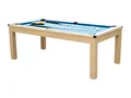 Multifunktionstisch Billard & Tischtennis - 213 x 112 x 81,5 cm - Blau - Balthazar