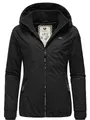 Ragwear Damen Winterjacke warmer Kurzmantel mit Kapuze Dizzie Winter Intl Black23 Gr. 5XL