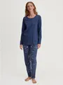 CALIDA Schlafanzug Fruity Dreams (2 tlg) Rundhals, Langarm, Pure Cotton, weich