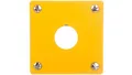 Płyta czołowa do montażu podtynkowego 1-otwór (żółta) 22mm M22-EY1 216542