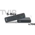 TVIP S-Box v.706 Ultra HD 4K IPTV-Box Android 11 OS + WLAN - Schwarz