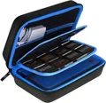 AUSTOR Hart Tasche Tragetasche Neue 3DS XL Ladekabel Zubehör Schwarz Blau