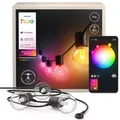 Philips  Hue Festavia Globe Outdoor Lichterkette, 7 m , Basis-Set