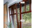 TRIXIE Fensterschutzgitter Schutzgitter für Fenster - weiß - 65 × 16 cm