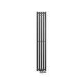 LuxeBath Design Paneelheizkörper Stella 260x1400mm Anthrazit Thermostat Boden
