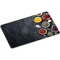 Schneidebrett Brotzeitbrett und Käseplatte Servierbrett aus Glas  38x28,5 cm