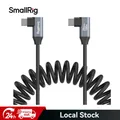 SmallRig USB C to USB C Coiled Data Cable (Angled to Angled) 20Gbps High Speed
