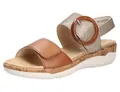 Remonte Riemchensandalen - Bronze-Metallic Glattleder Größe: 36 Normal