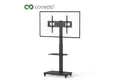 conecto TV-Ständer TV-Ständer Standfuß für Flachbildschirm Fernseher, (bis 75 Zoll, mit Rollen)