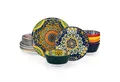 vancasso Geschirr-Set Tafelservice für 4/6 Personen, Porzellan, BOHO-Stil (18-tlg), 6 Personen, Porzellan