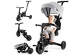 HyperMotion Dreirad Kinderroller mit Schubstange, Verdeck und drehbarem Sitz