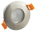 Spectrum LED Einbaustrahler Ø84mm GU10 Spot Badezimmer Downlight IP65 max. 10W rund silber
