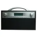 ELTA DAB-7000.1 DAB+ Radio, Holzgehäuse, Schwarz/ Grau - Schwarz